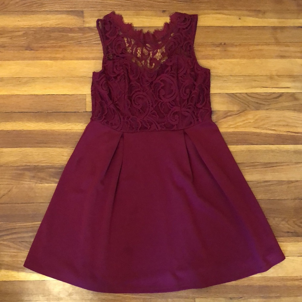 Francesca’s Lace Top Dress